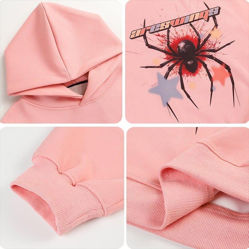 Tntwear® Street Spider Hoodie With Star - tntwear1