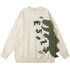 Tntwear® Cozy Dinosaur Chunky Knit Sweater - tntwear1