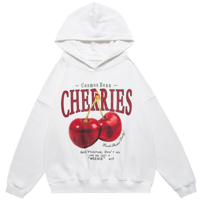Tntwear® Chic Pullover Hoodie Cherries - tntwear1