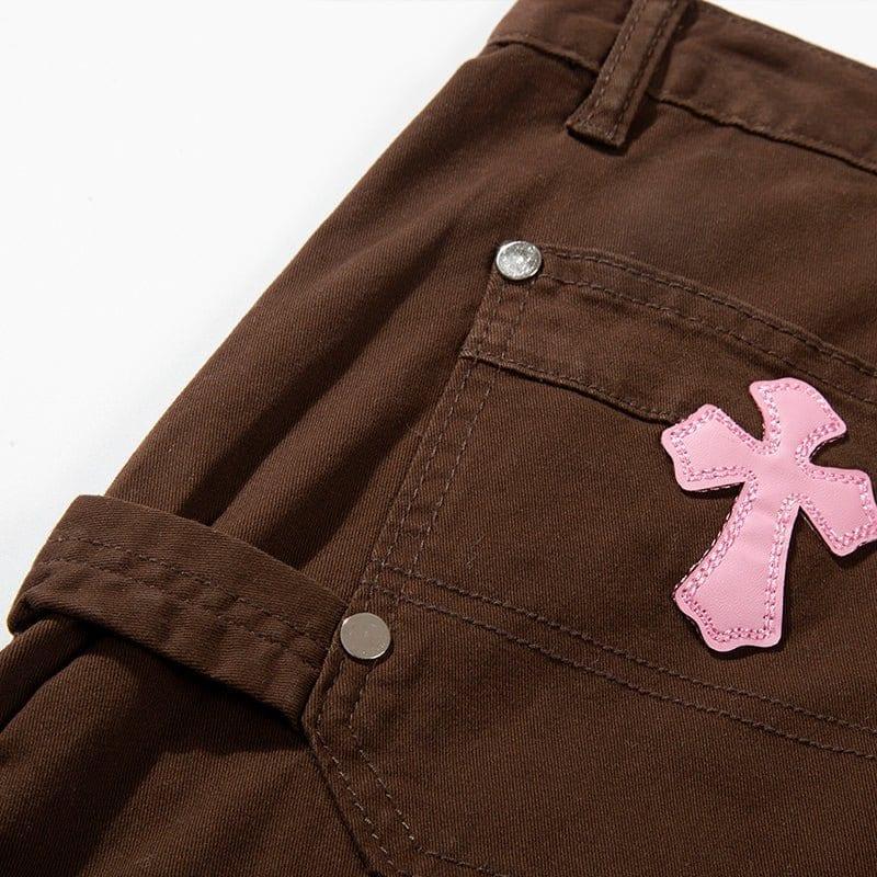 Tntwear Streetwear Slim Fit Jeans Cross Patch - tntwear1