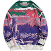 Tntwear® Unique Knitted Sweater Pixel Color Block - tntwear1