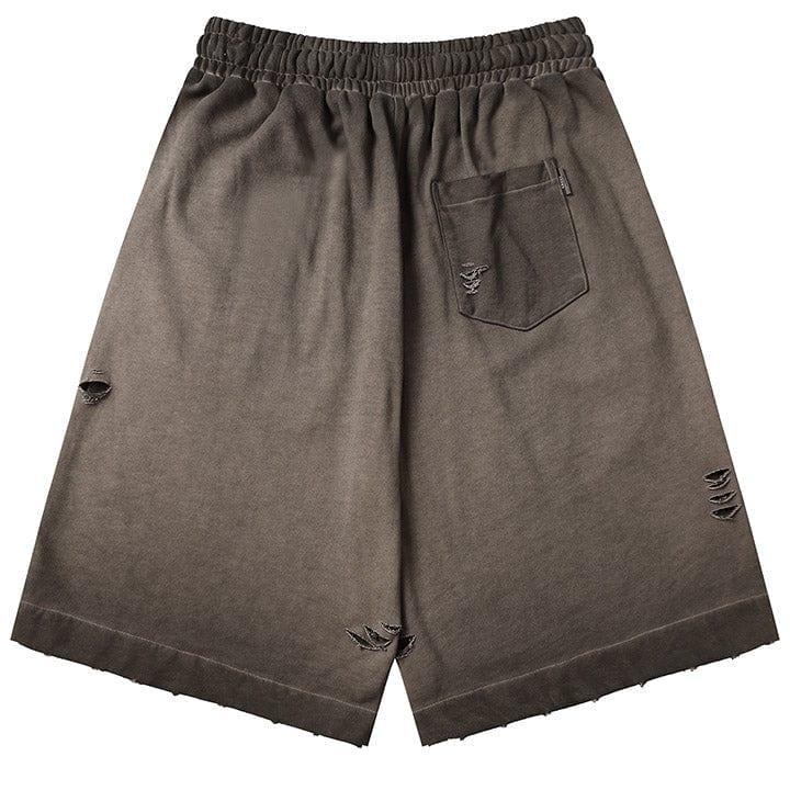 Tntwear® Street Style Gothic Letter Print Shorts - tntwear1
