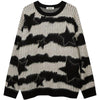 Tntwear® Cozy Mohair Knit Sweater with Chunky Star - tntwear1