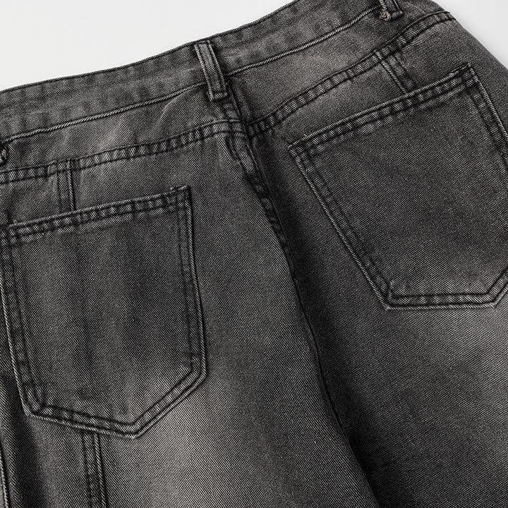 Tntwear® Unique Utility Cargo Jeans Multiple Pockets - tntwear1