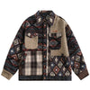 Tntwear® Retro Plaid Patchwork Jacket - tntwear1