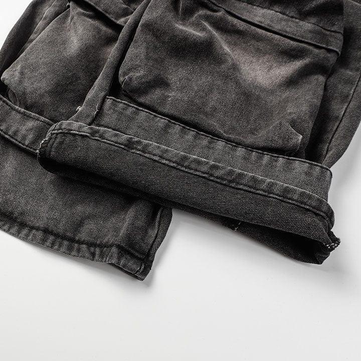 Tntwear® Unique Utility Cargo Jeans Multiple Pockets - tntwear1
