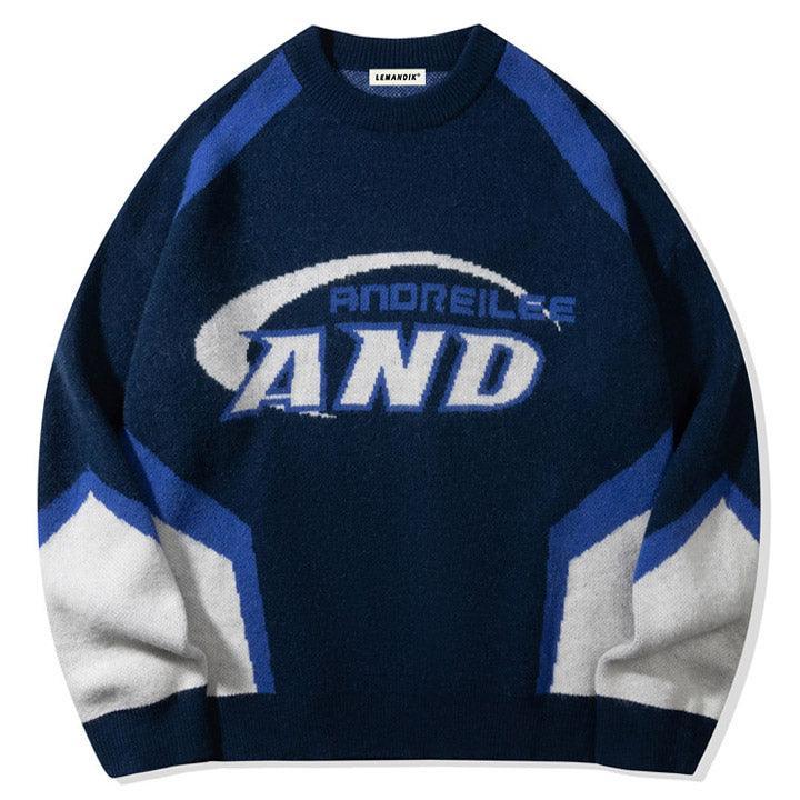 Tntwear® Racing Knitted Sweater ANDREILEE - tntwear1