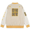 Tntwear® Faux Wool Varsity Jacket Check Patch - tntwear1